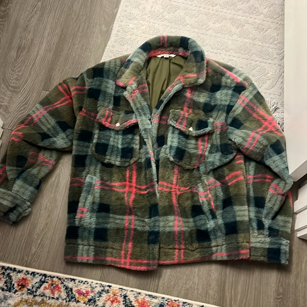 Fuzzy boutique brand flannel